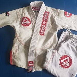 White STORM GB Gracie Barra Youth Gi Kimono | Size Y3